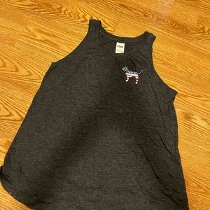 VS - PINK - American Flag Tank top - Large